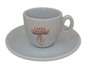 Cafés Tchanqué - Tasse 9cl et sous tasse